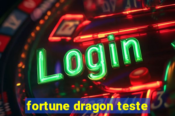 fortune dragon teste